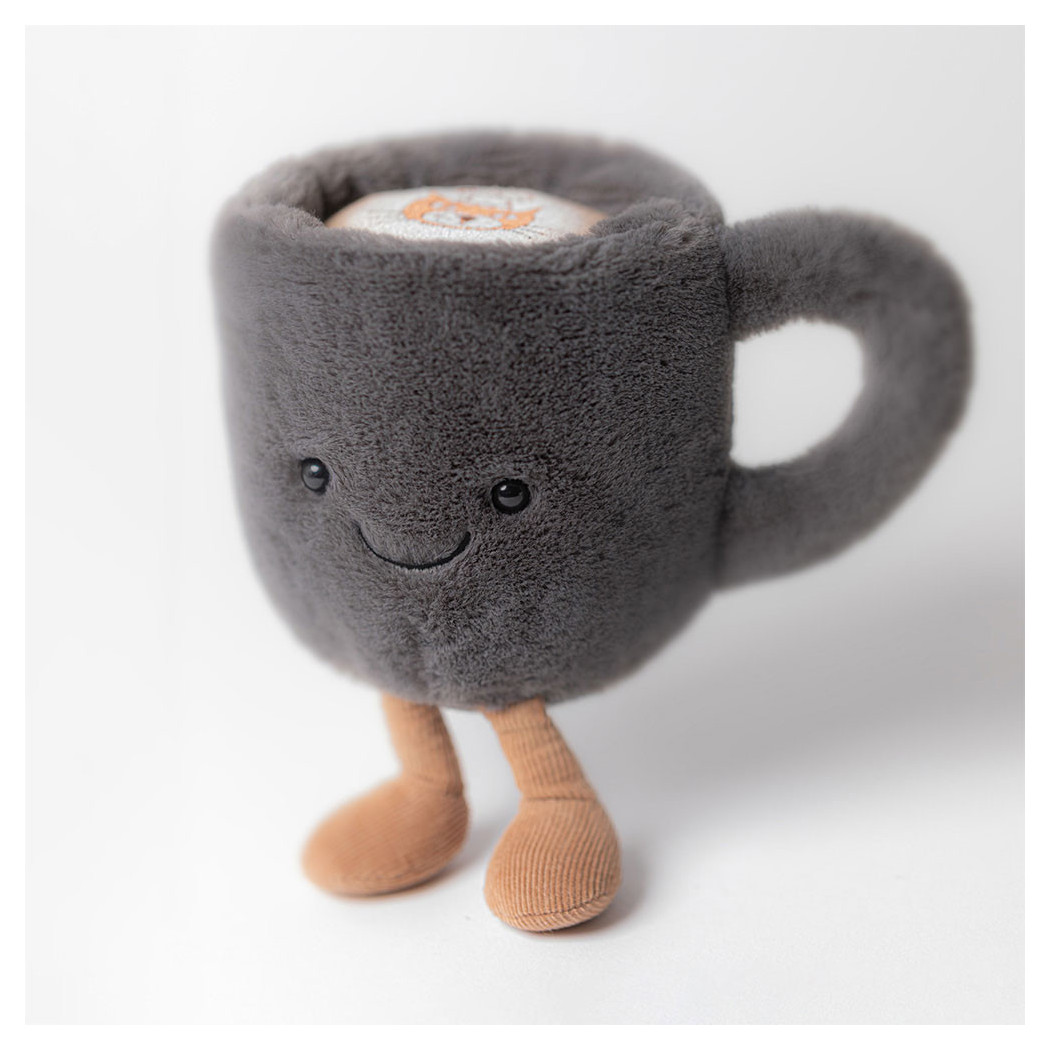 Zabawny Kubeczek Kawy - Maskotka Przytulanka 14 cm - JellyCat