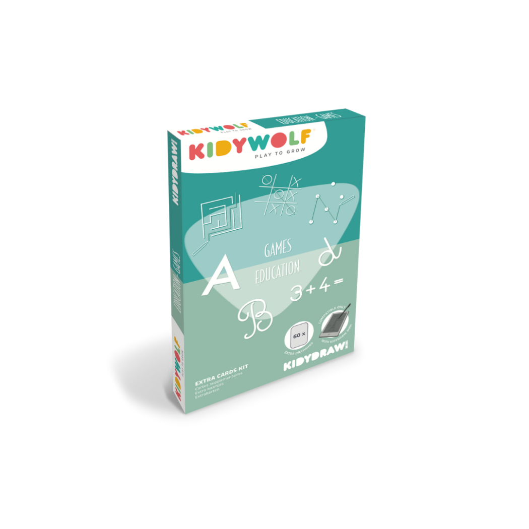 Wkłady Uzupełniające do Tabletu do Nauki Rysowania dla Dzieci - Gry i Edukacja - KIDYWOLF