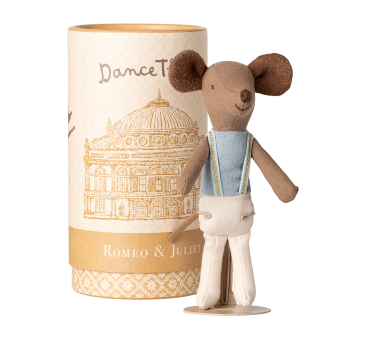 Myszka Tancerz Baletu - Starszy Brat ze Stojakiem - Ballerina Mouse - Big Brother - Maileg