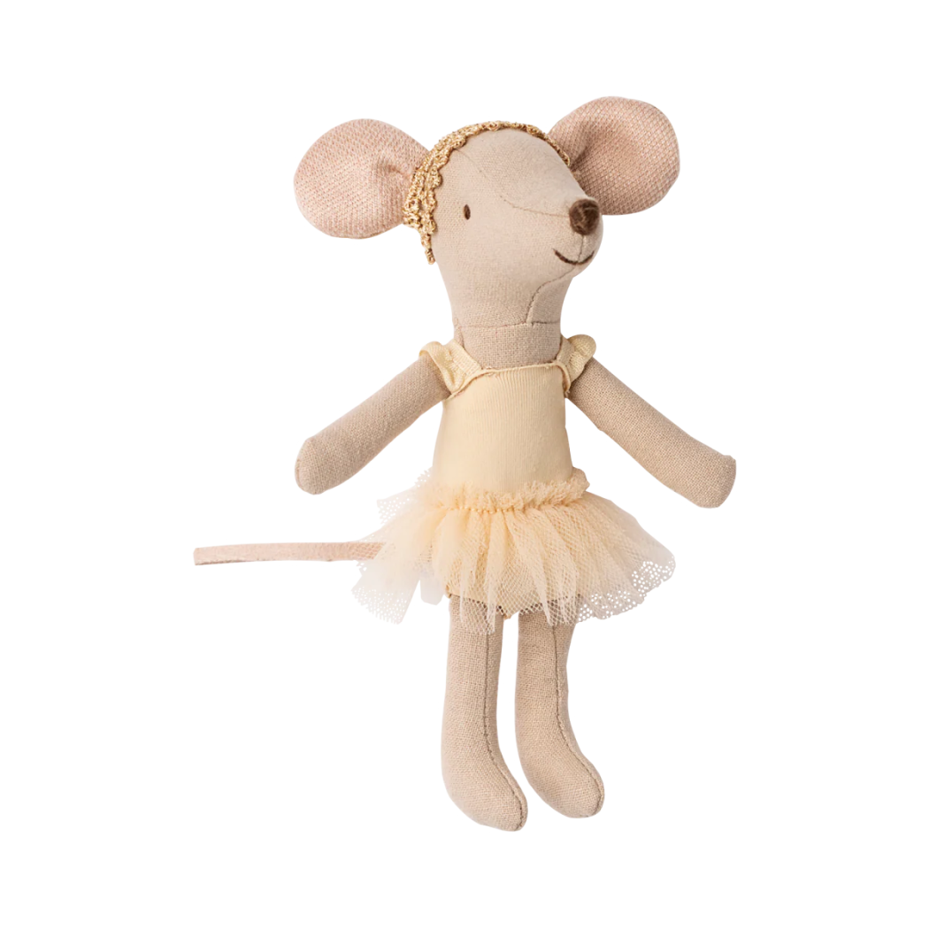 Myszka Baletnica Starsza Siostra ze Stojakiem - Ballerina Mouse - Big Sister - Maileg