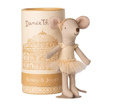 Myszka Baletnica Starsza Siostra ze Stojakiem - Ballerina Mouse - Big Sister - Maileg