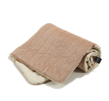 Ciepły Koc Velvet roz. L - 110x140 cm - Baby Bear Mocca - La Millou