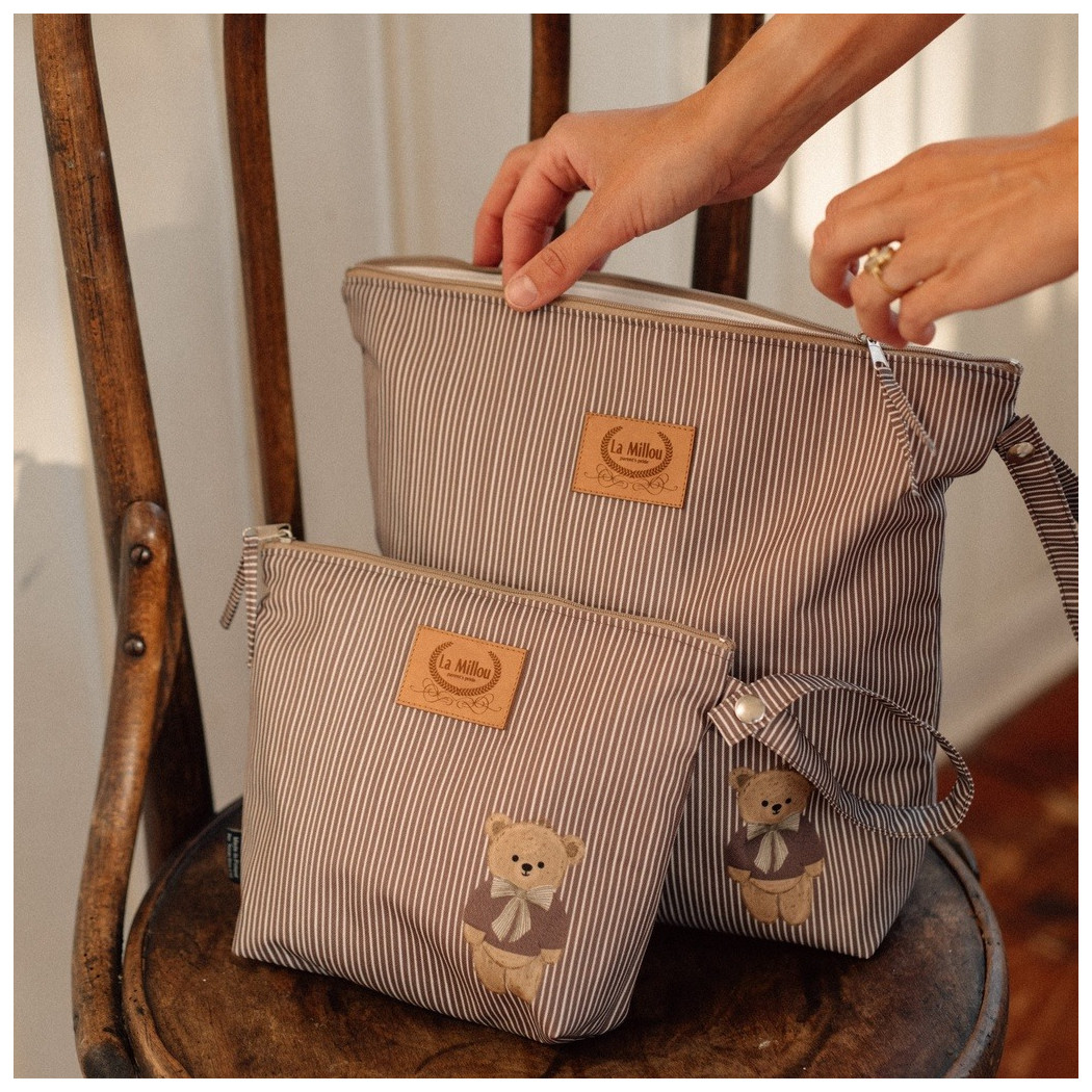 Duża Kosmetyczka Wodoodporna roz. XL - Baby Bear - La Millou