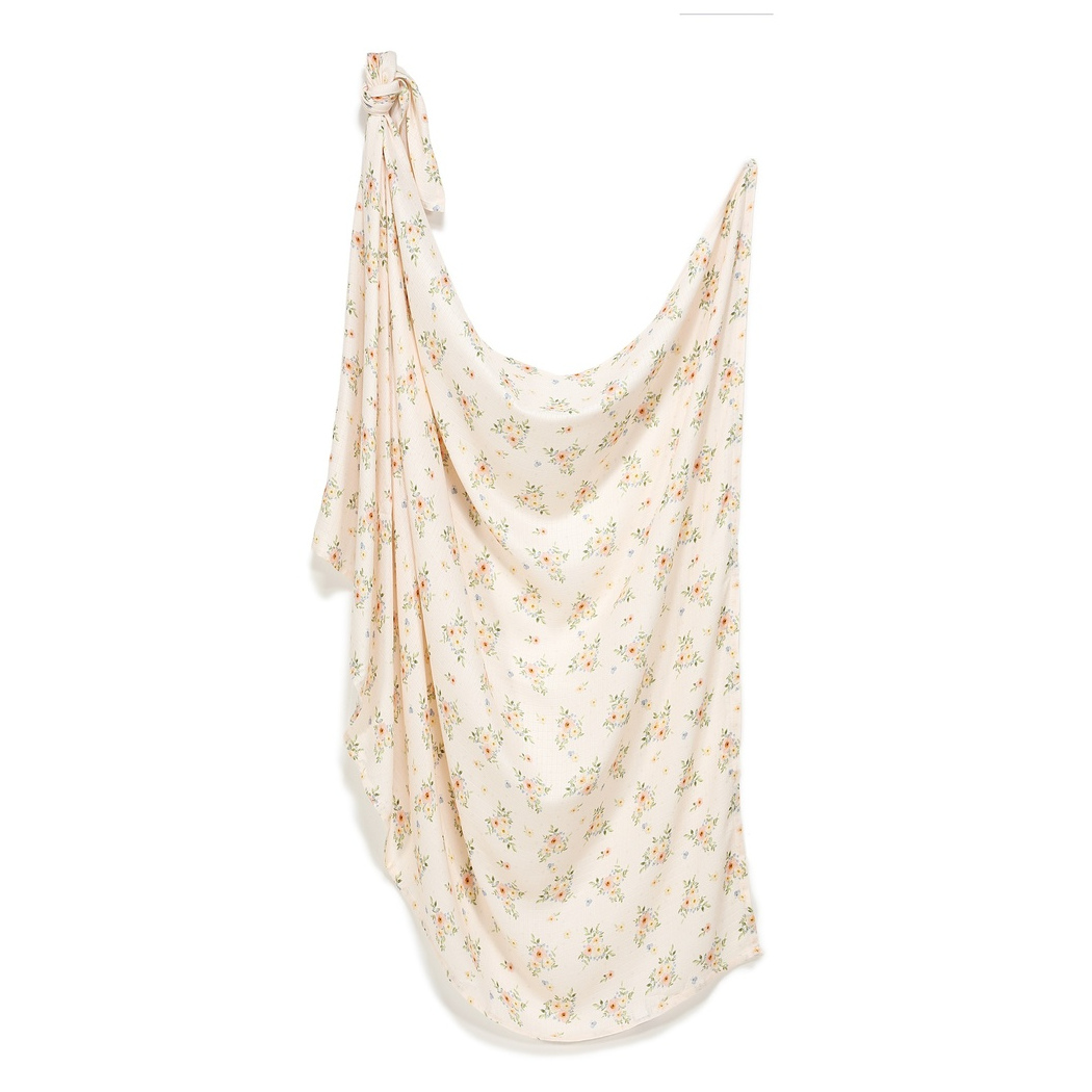 Bambusowo-Muślinowy Otulacz - English Garden - 115x140 - Antybakteryjna Apretura - La Millou