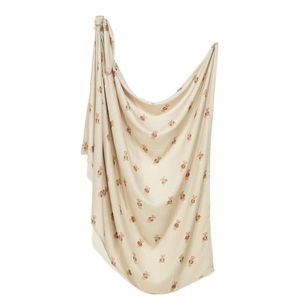 Bambusowo-Muślinowy Otulacz - Baby Bear - 115x140 - Antybakteryjna Apretura - La Millou