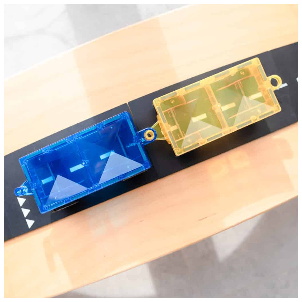 Autka - Klocki Magnetyczne Pojazdy Pociągi - 2 Elementy - Connetix