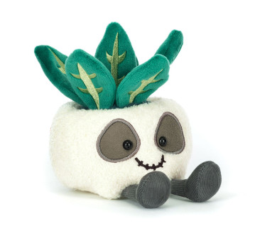 WYPRZEDAŻ Doniczka Czaszka z Roślinką - Doniczka Halloweenowa 14 

cm - Pluszak Halloween - Maskotka Przytulanka - JellyCat