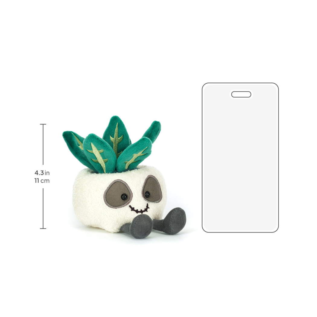 WYPRZEDAŻ Doniczka Czaszka z Roślinką - Doniczka Halloweenowa 14 

cm - Pluszak Halloween - Maskotka Przytulanka - JellyCat