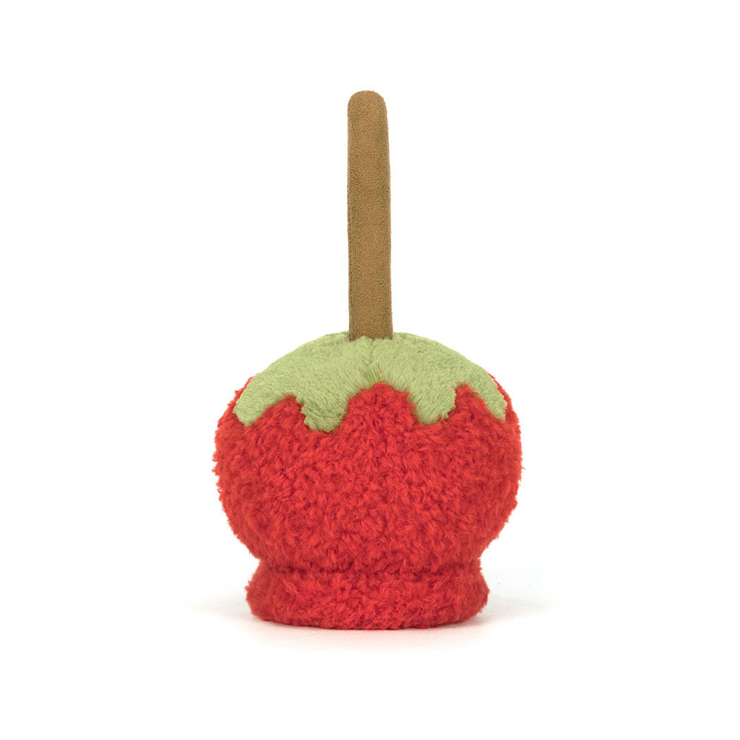 Jabłko w Karmelu na Patyku - Jabłko Toffi 12 cm - Pluszak Halloween - Maskotka Przytulanka - JellyCat