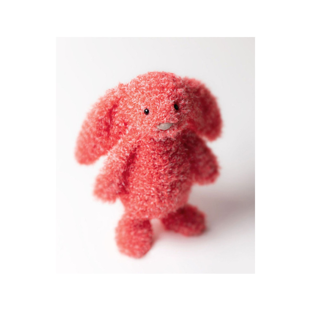Różowy Królik 31 cm - Długowłosy Holly - Maskotka Przytulanka - JellyCat
