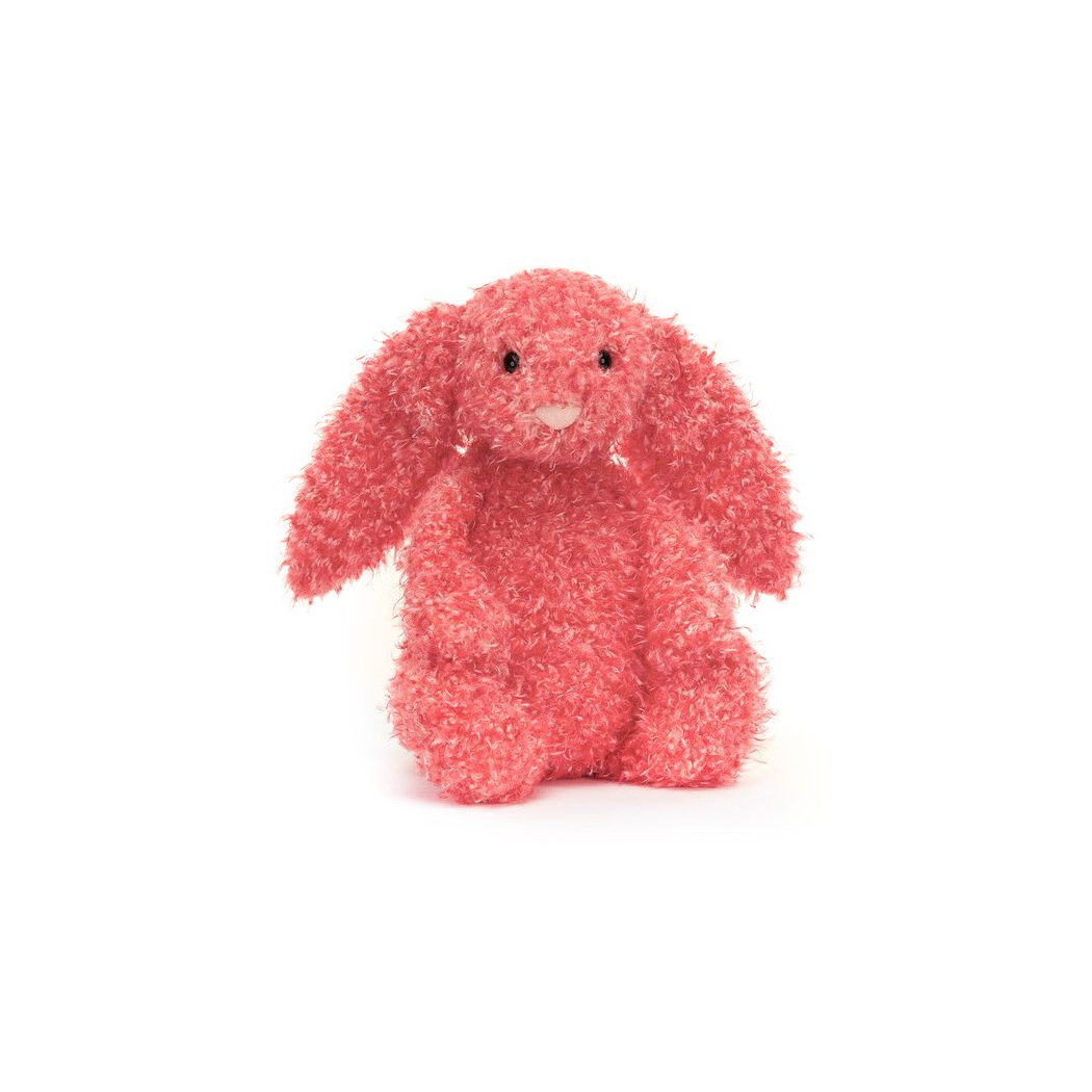 Różowy Królik 31 cm - Długowłosy Holly - Maskotka Przytulanka - JellyCat