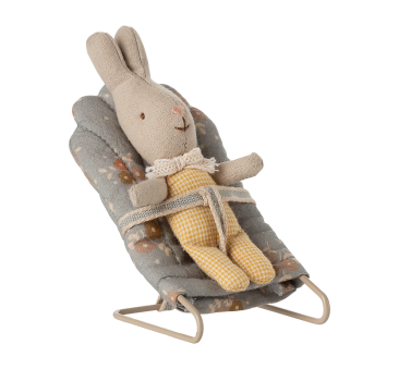 Leżaczek Vintage Złamany Błękit - Babysitter My - Akcesoria dla Myszek i Króliczków - Maileg