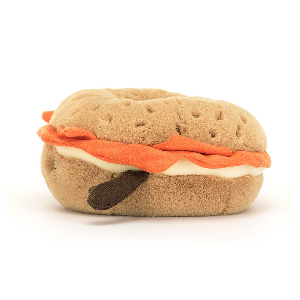 Nowojorski Zabawny Bajgiel - Maskotka Przytulanka 14 cm - JellyCat