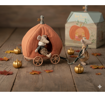 Karoca Dynia dla Myszek - Powóz - Pumpkin Carriage - Maileg