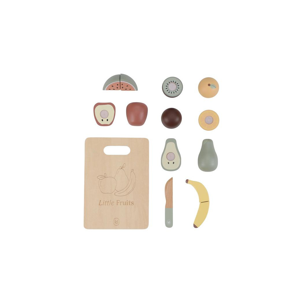 Deska do Krojenia z Owocami - Drewniana Zabawka - Little Dutch