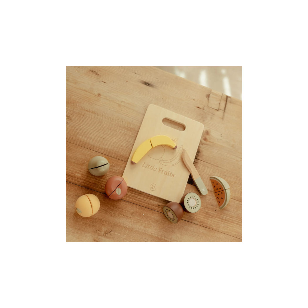 Deska do Krojenia z Owocami - Drewniana Zabawka - Little Dutch