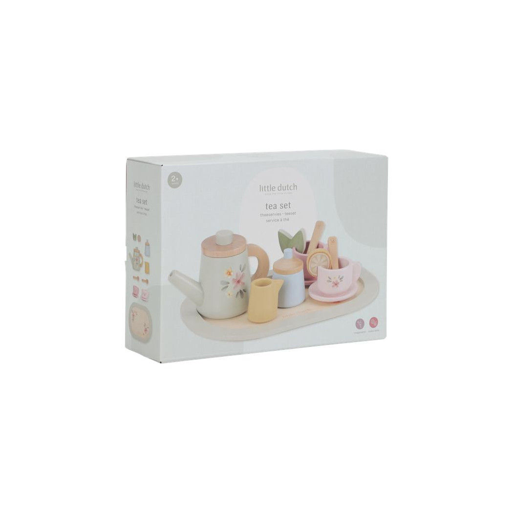 Drewniany Zestaw do Herbaty - Little Dutch - Tea Set
