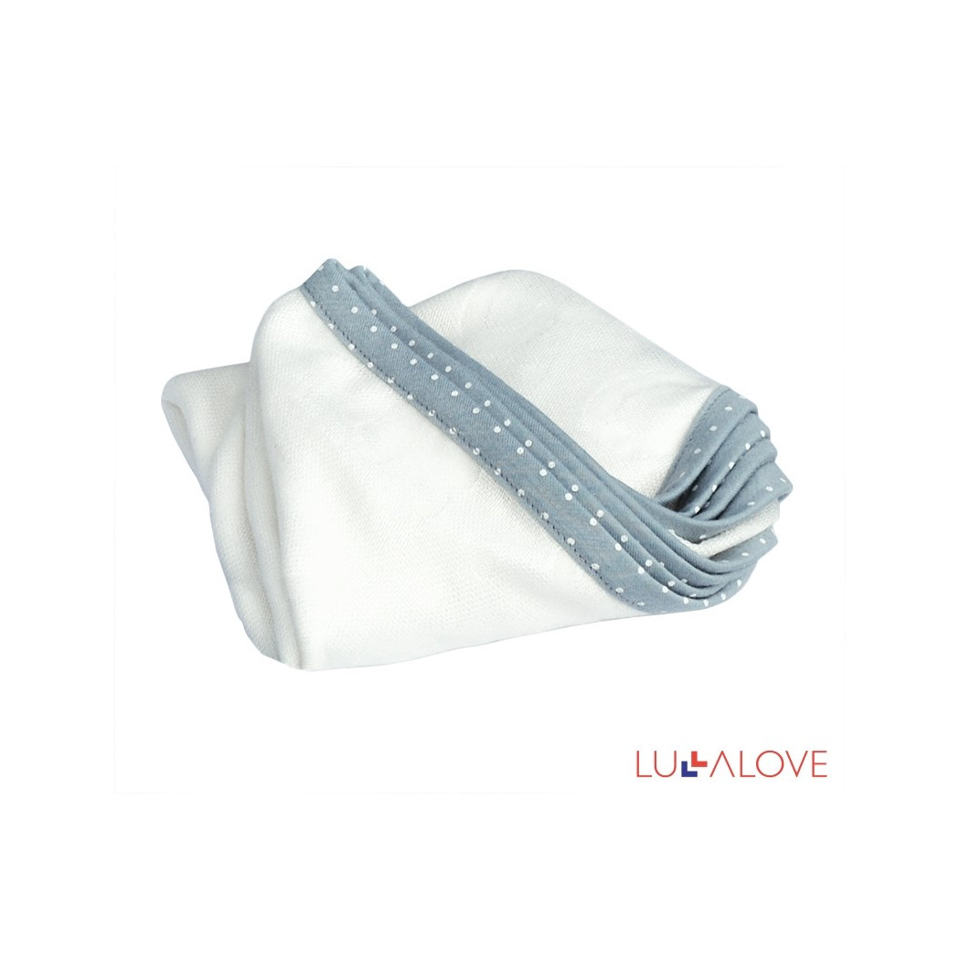 SupeRRO newborn ecru - beżowy kocyk/otulacz bambusowy 70x70 - LullaLove