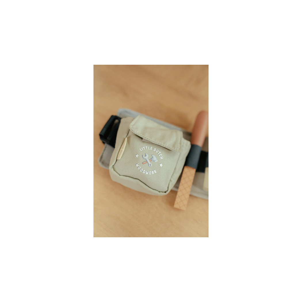 Pas Majsterkowicza - Zestaw z Drewnianymi Narzędziami - Little Dutch