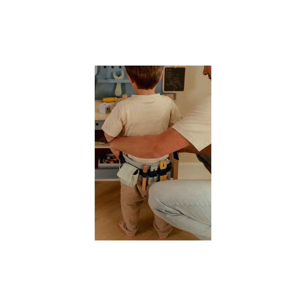 Pas Majsterkowicza - Zestaw z Drewnianymi Narzędziami - Little Dutch