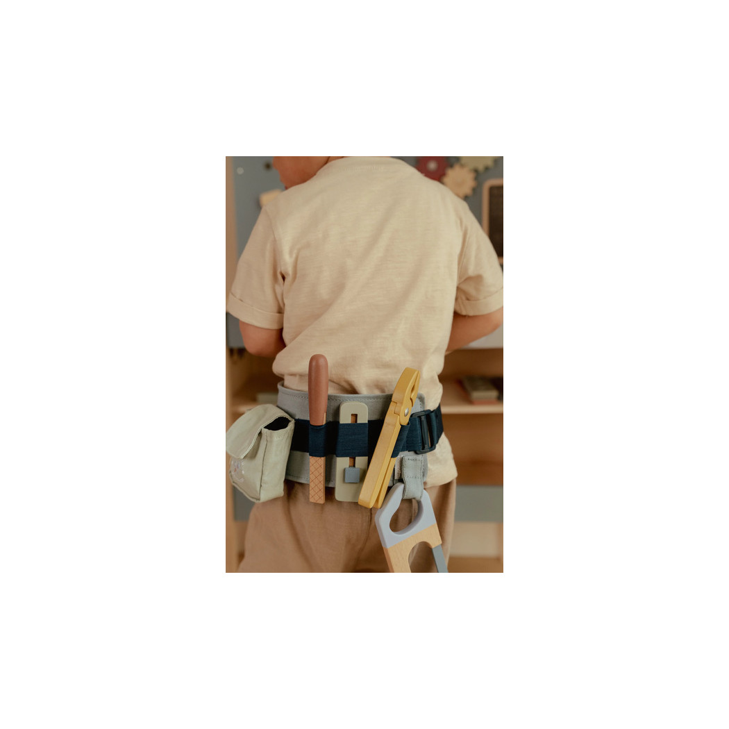 Pas Majsterkowicza - Zestaw z Drewnianymi Narzędziami - Little Dutch