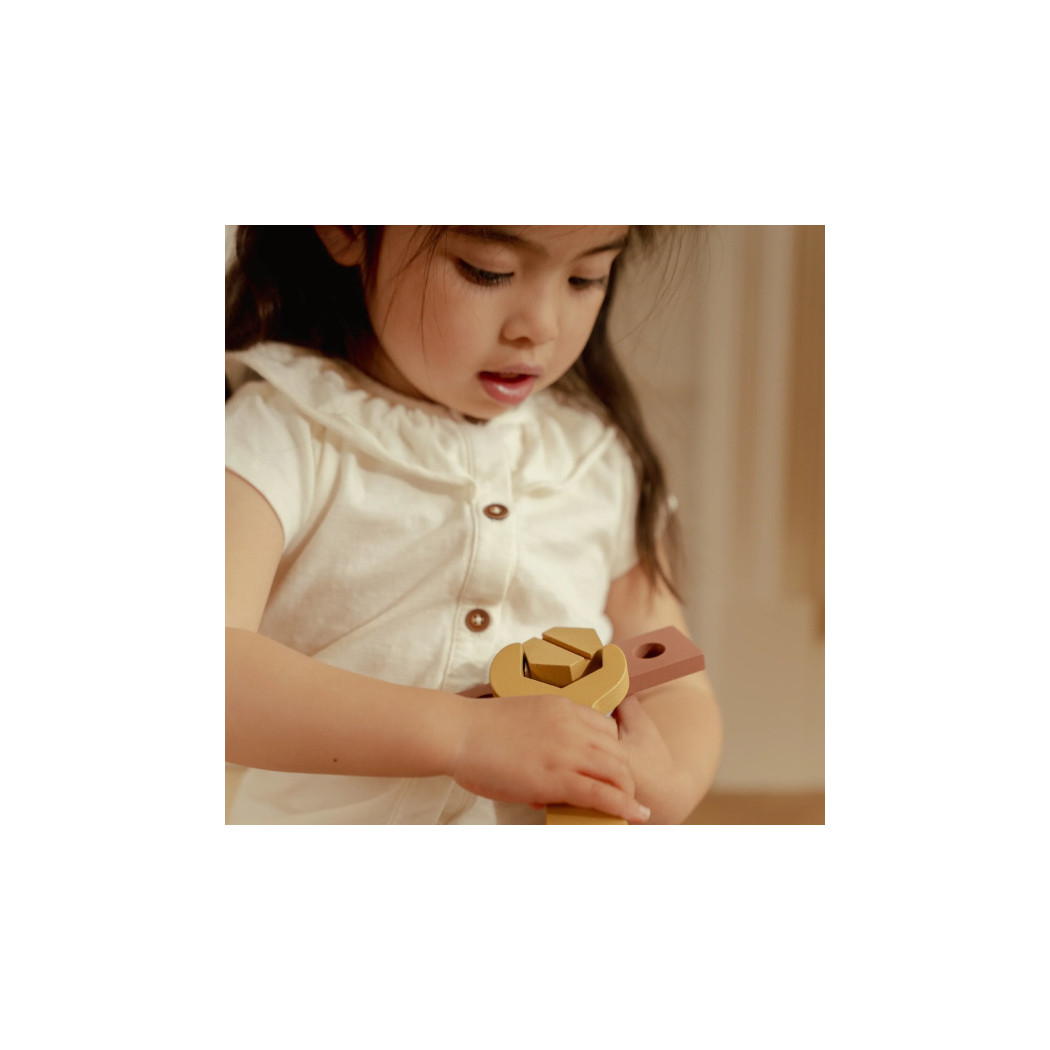 Skrzynka Majsterkowicza - Zestaw z Drewnianymi Narzędziami - Little Dutch