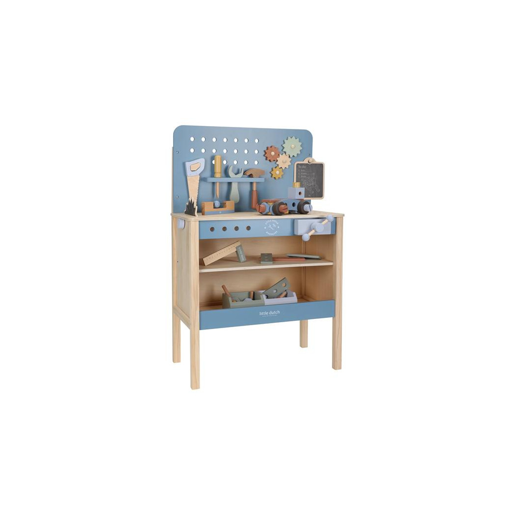 Drewniany Warsztat dla Dzieci z Narzędziami - Little Dutch