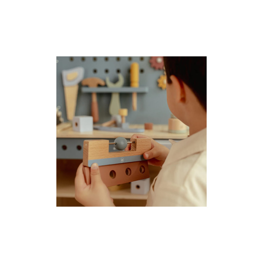 Drewniany Warsztat dla Dzieci z Narzędziami - Little Dutch