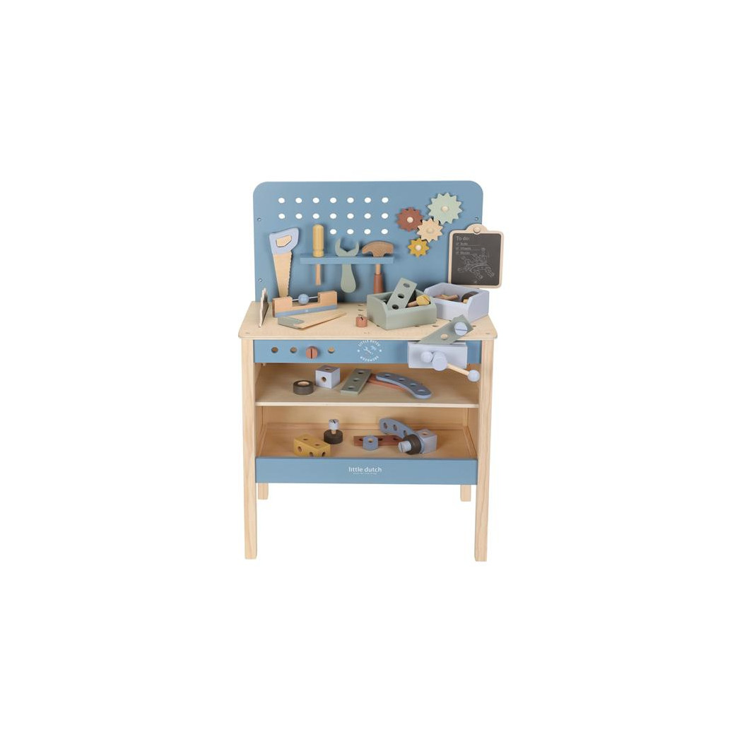 Drewniany Warsztat dla Dzieci z Narzędziami - Little Dutch