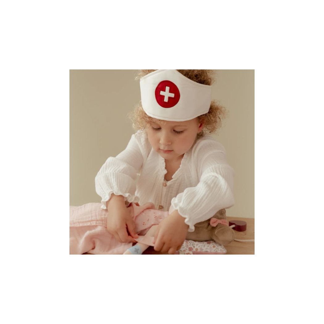 Drewniany Zestaw Małego Lekarza z Akcesoriami - Little Dutch