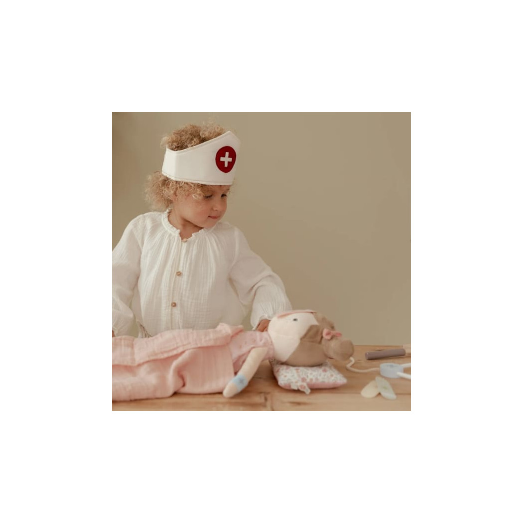 Drewniany Zestaw Małego Lekarza z Akcesoriami - Little Dutch