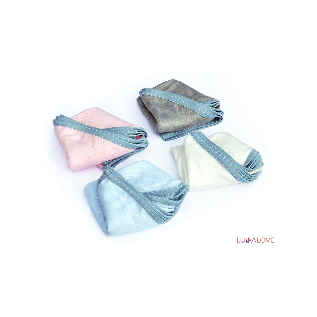 SupeRRO newborn gray - szary kocyk/otulacz bambusowy 70x70 - LullaLove