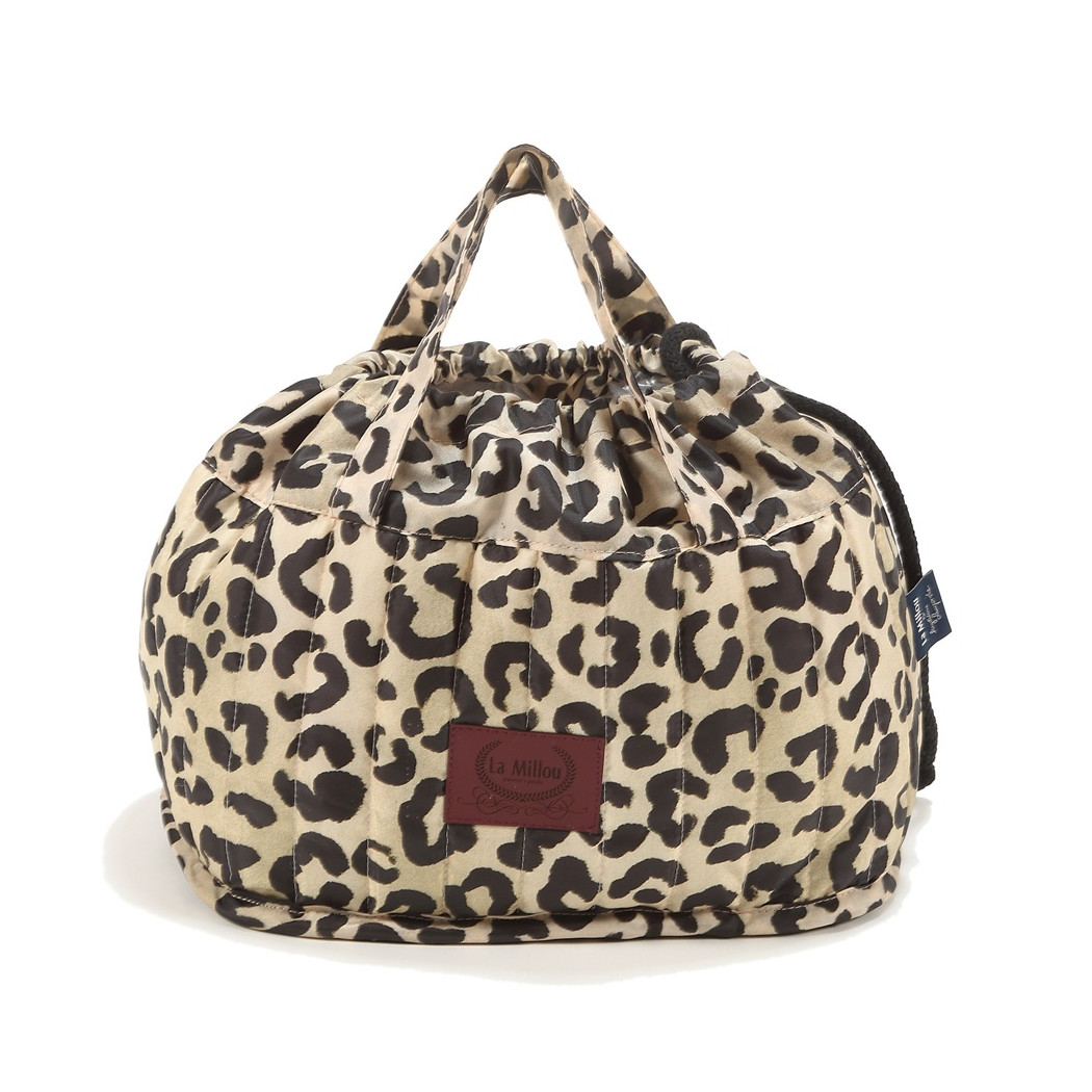 Leopard Cream by Magdalena Lamparska - Pikowany Organizer - La Millou