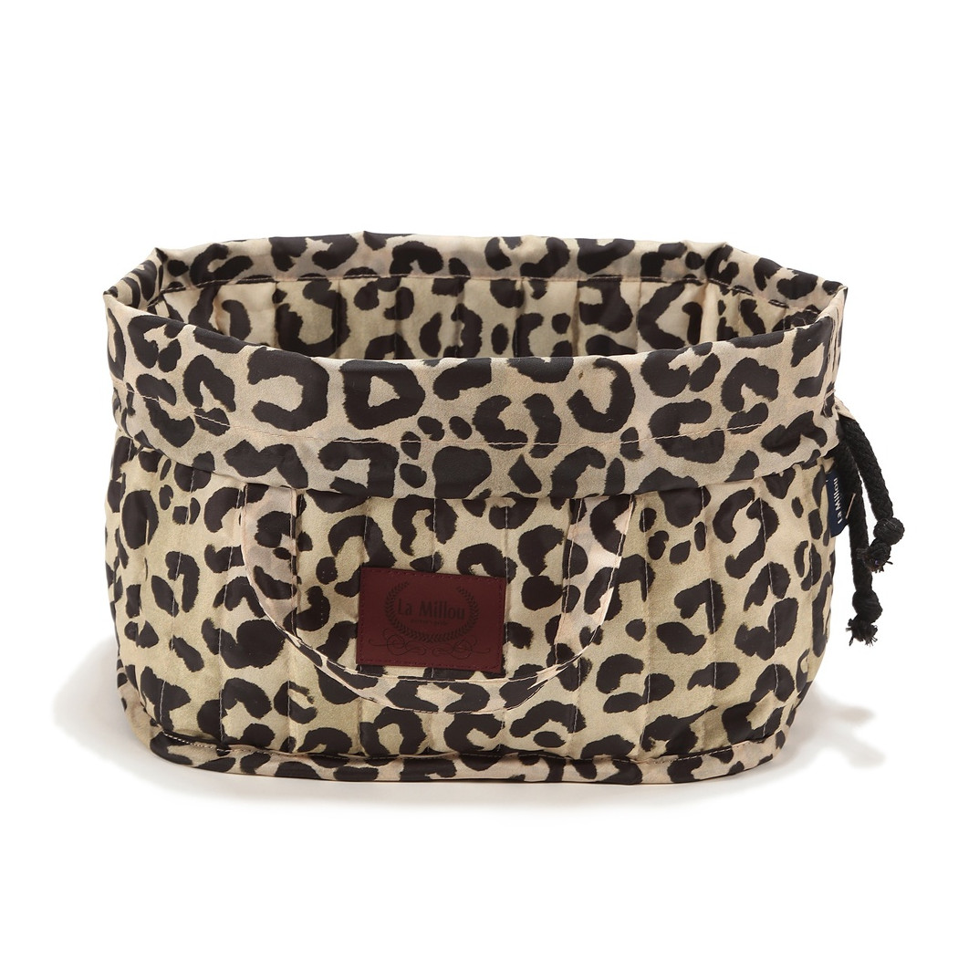Leopard Cream by Magdalena Lamparska - Pikowany Organizer - La Millou