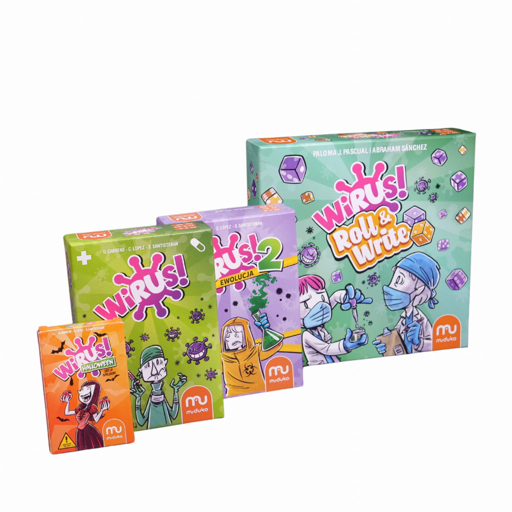 WIRUS! Roll & Write - Taktyczna Gra Kościana - Muduko