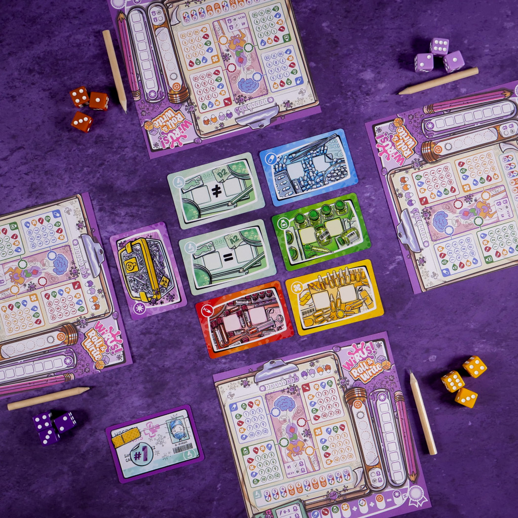 WIRUS! Roll & Write - Taktyczna Gra Kościana - Muduko