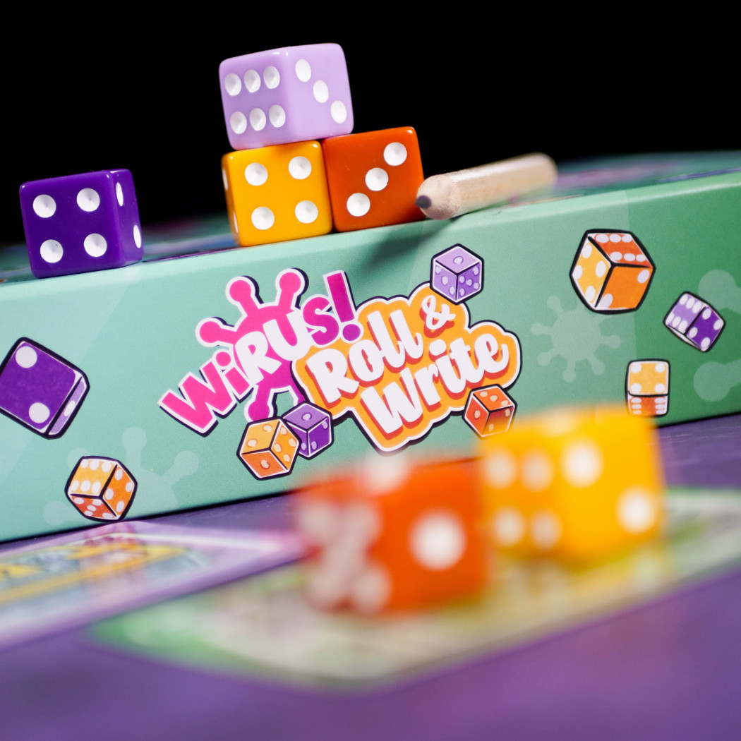WIRUS! Roll & Write - Taktyczna Gra Kościana - Muduko