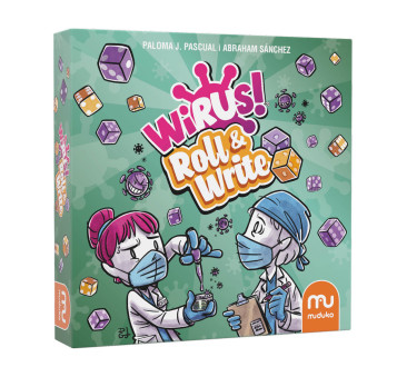 WIRUS! Roll & Write - Taktyczna Gra Kościana -...