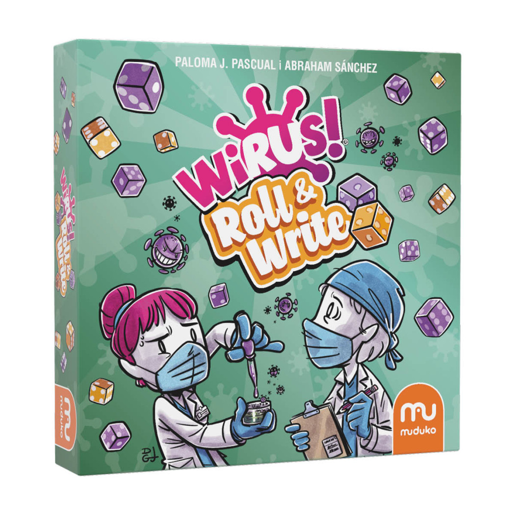 WIRUS! Roll & Write - Taktyczna Gra Kościana - Muduko