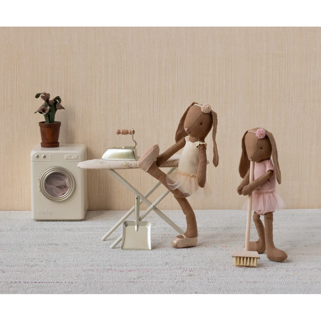 Żelazko i Deska - Złamana Biel - Zestaw do Prasowania dla Myszek - Maileg