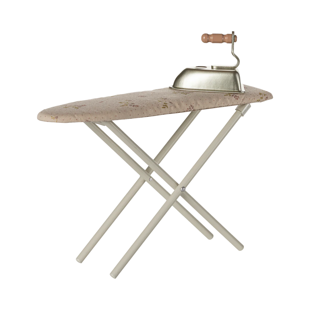 Żelazko i Deska - Złamana Biel - Zestaw do Prasowania dla Myszek - Maileg