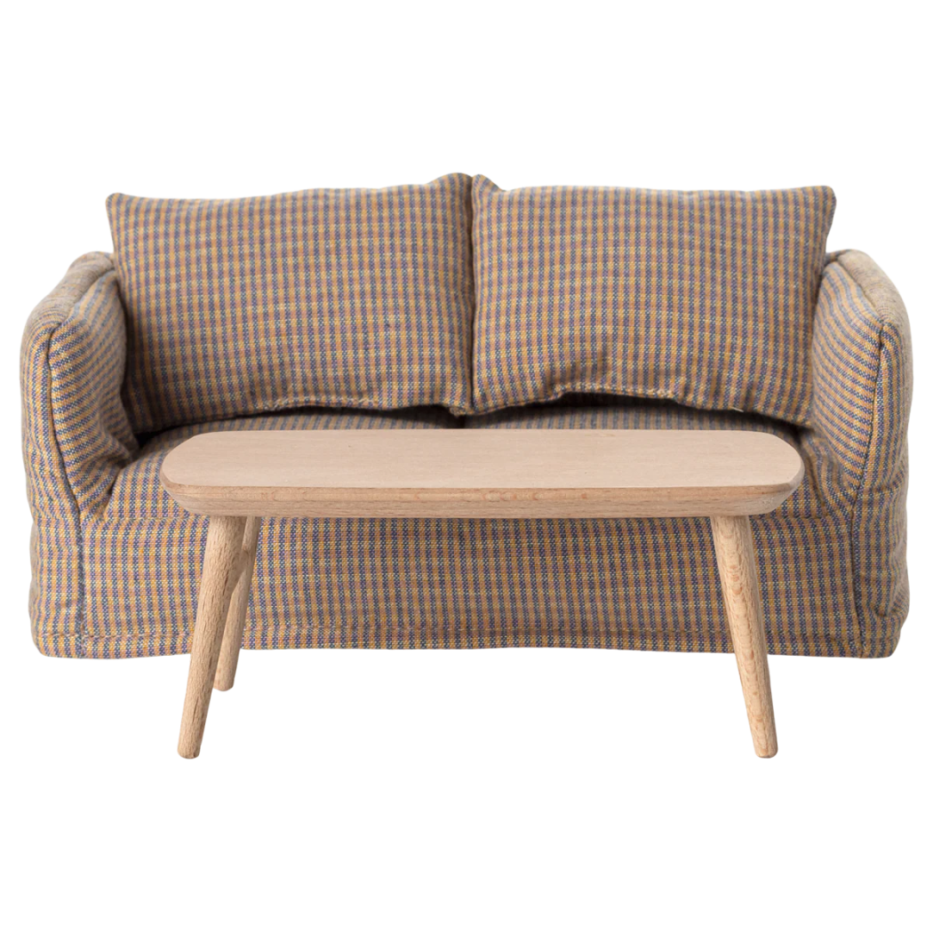 Prostokątny Stolik Kawowy dla Myszek na Czterech Nogach - Drewniany - Maileg