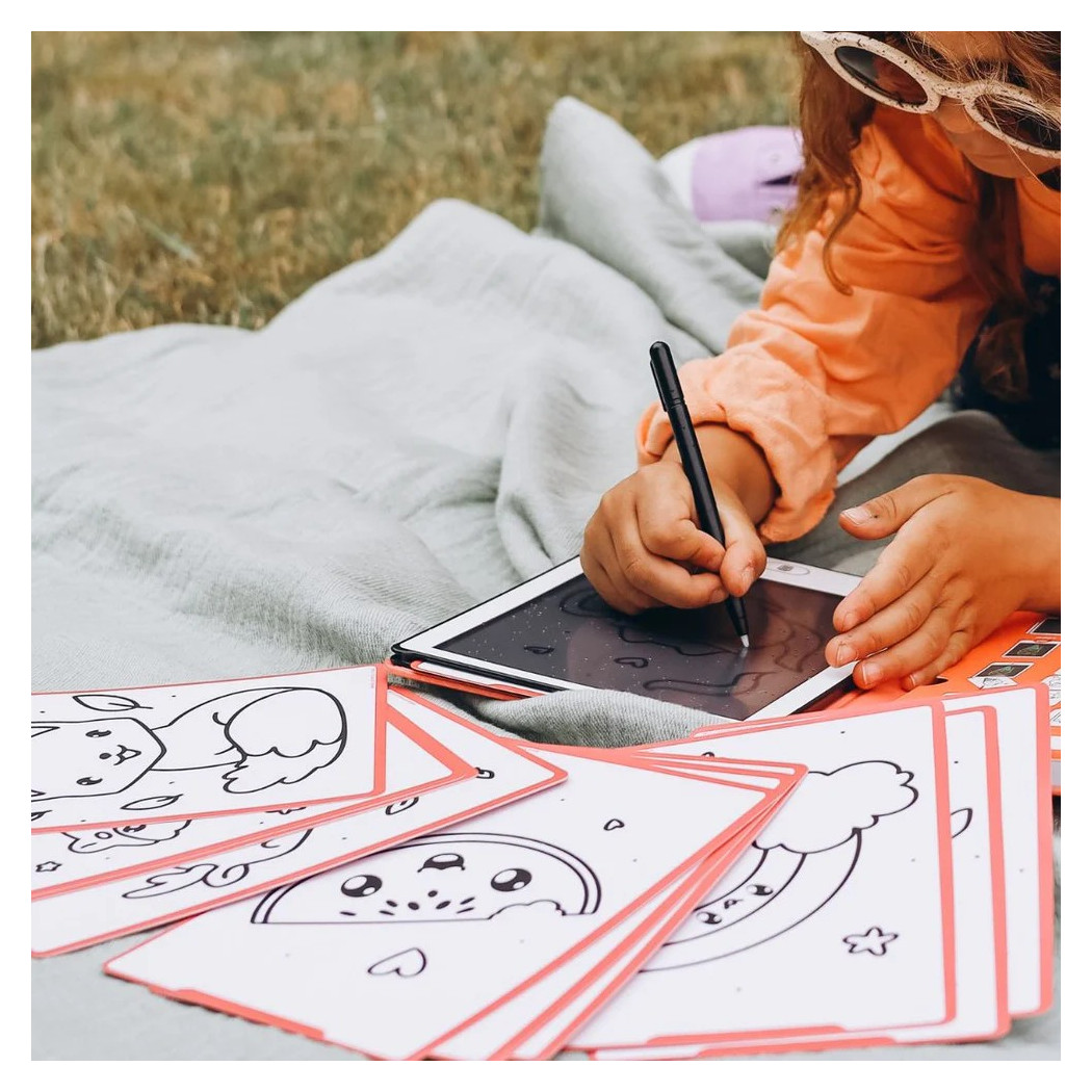 Kawaii - Tablet do Nauki Rysowania dla Dzieci - Mini Tablet Rysunkowy - KIDYWOLF