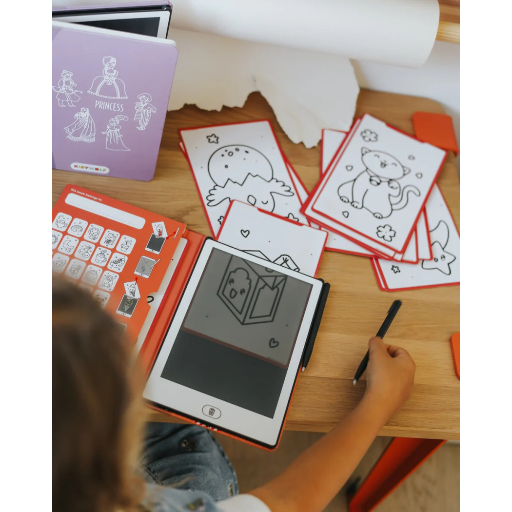 Kawaii - Tablet do Nauki Rysowania dla Dzieci - Mini Tablet Rysunkowy - KIDYWOLF