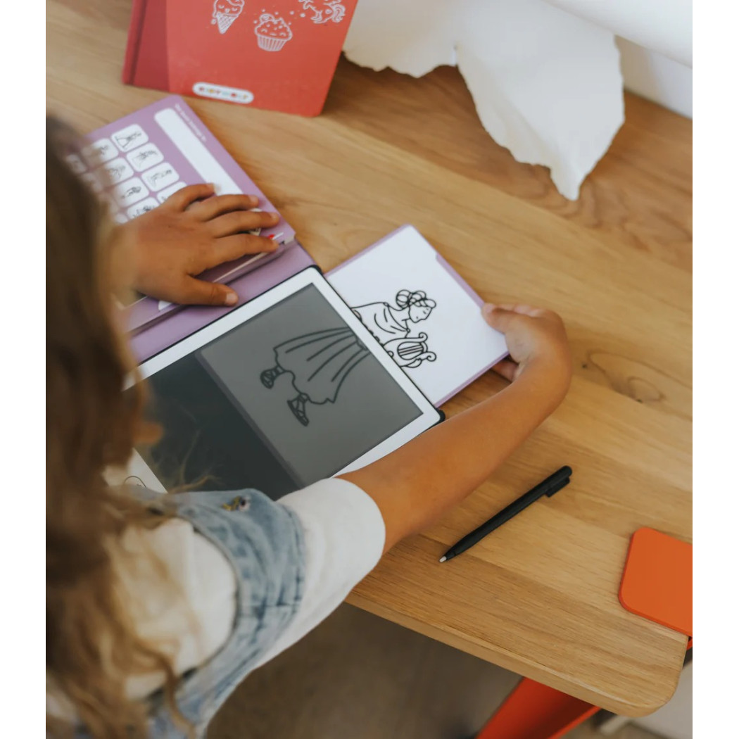 Księżniczki - Tablet do Nauki Rysowania dla Dzieci - Mini Tablet Rysunkowy - Princess - KIDYWOLF