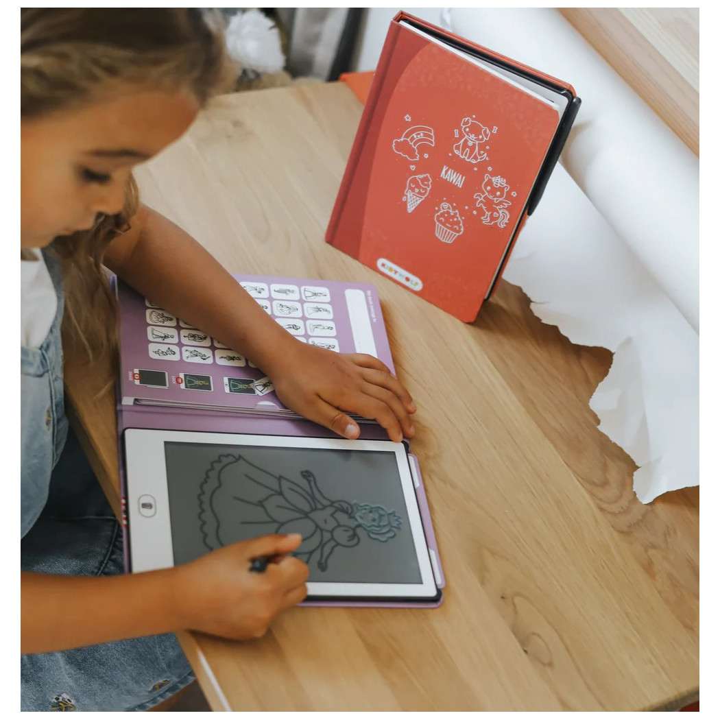 Księżniczki - Tablet do Nauki Rysowania dla Dzieci - Mini Tablet Rysunkowy - Princess - KIDYWOLF