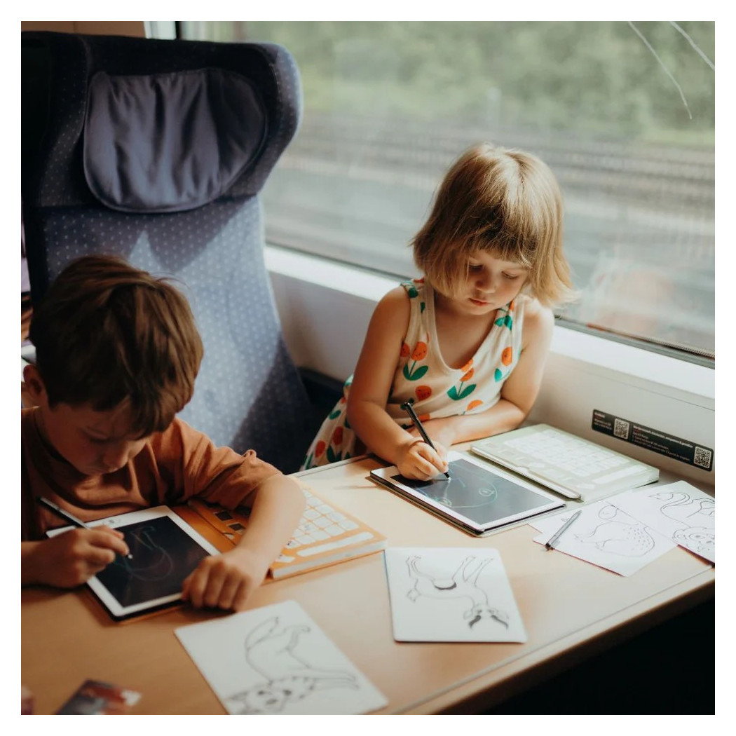 Księżniczki - Tablet do Nauki Rysowania dla Dzieci - Mini Tablet Rysunkowy - Princess - KIDYWOLF