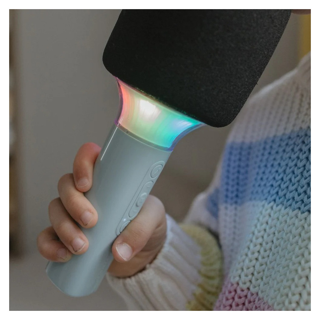 Świecący Mikrofon Karaoke - Zielony - KIDYWOLF