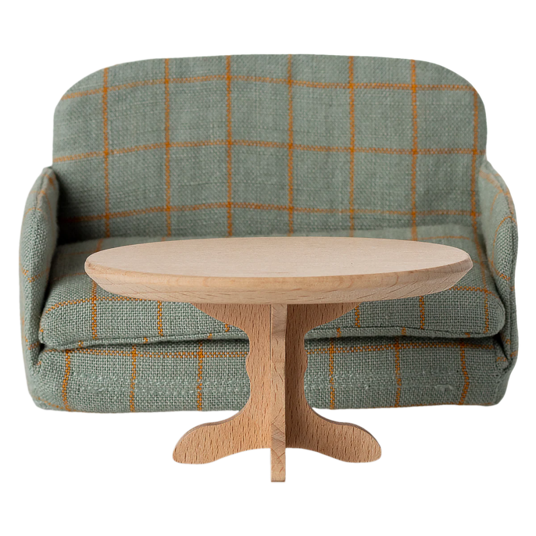 Stół do Jadalni dla Myszek 10 cm - Owalny Drewniany - Maileg