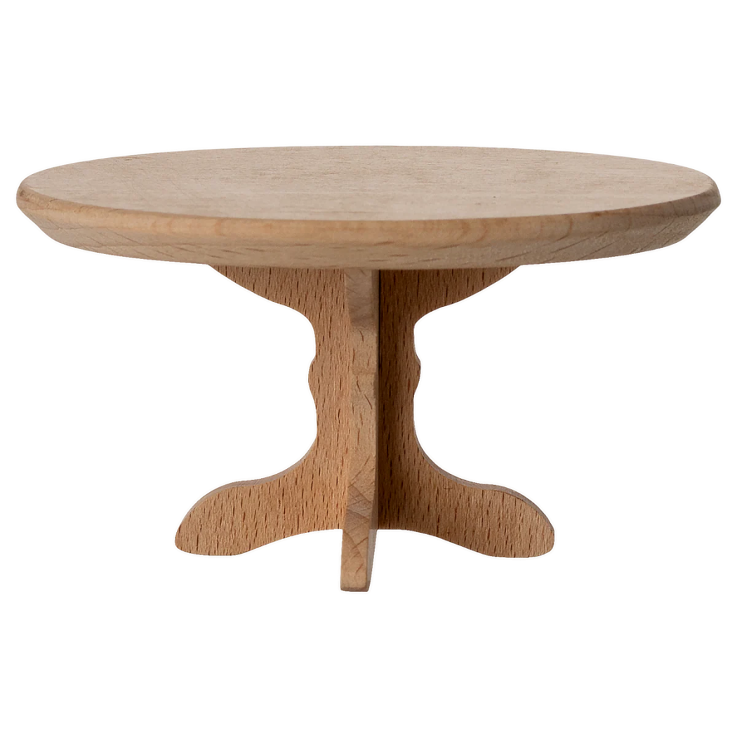 Stół do Jadalni dla Myszek 10 cm - Owalny Drewniany - Maileg